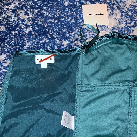 ❌SOLD❌ superdown Sevilla Corset Top in Green S - Picture 9 of 9